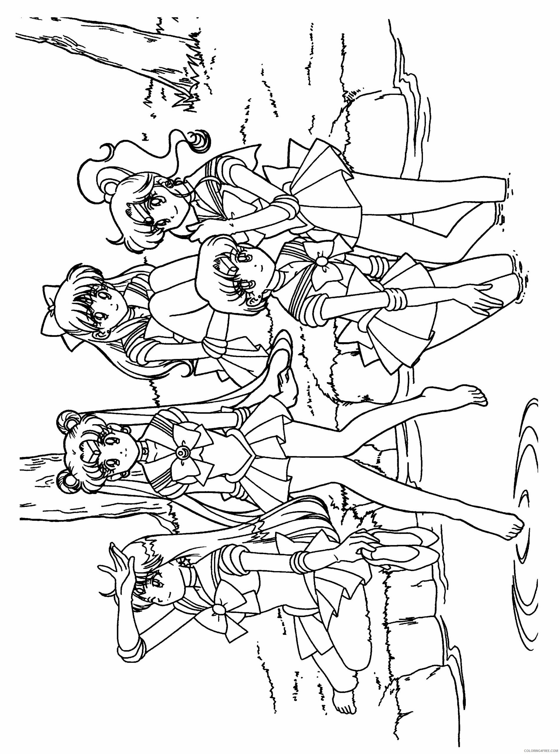 Sailor Moon Printable Coloring Pages Anime sailormoon PzUbA 2 2021 0992 Coloring4free