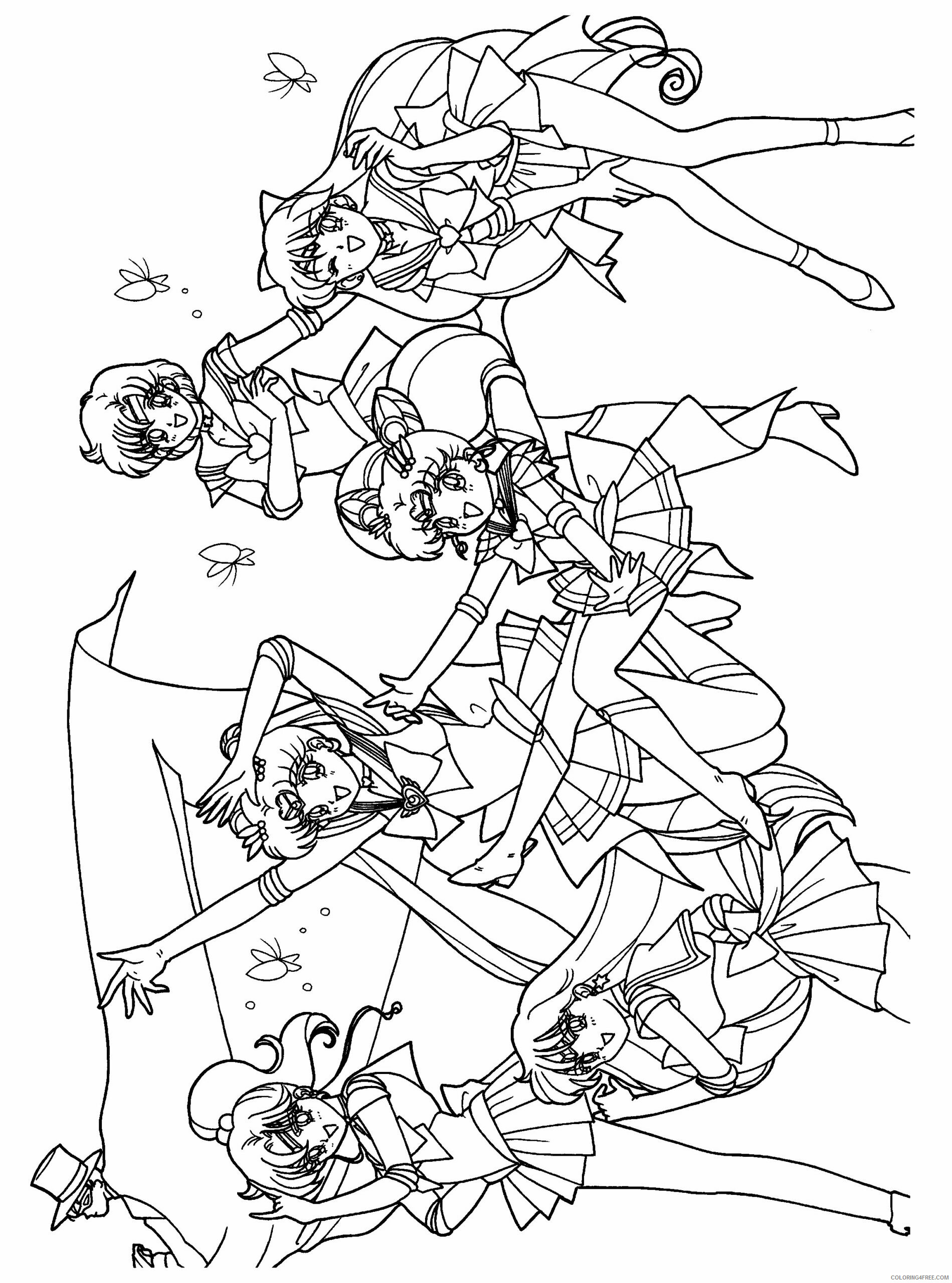 Sailor Moon Printable Coloring Pages Anime sailormoon tQoBp 2 2021 0994 Coloring4free