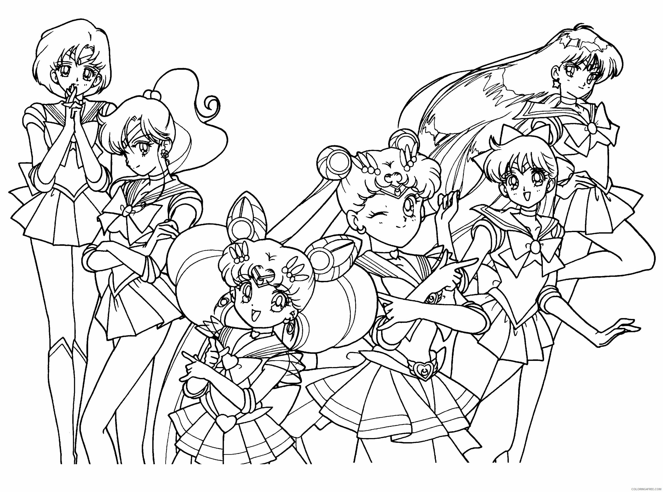 Sailor Moon Printable Coloring Pages Anime sailormoon wDvLH 2021 0998 Coloring4free