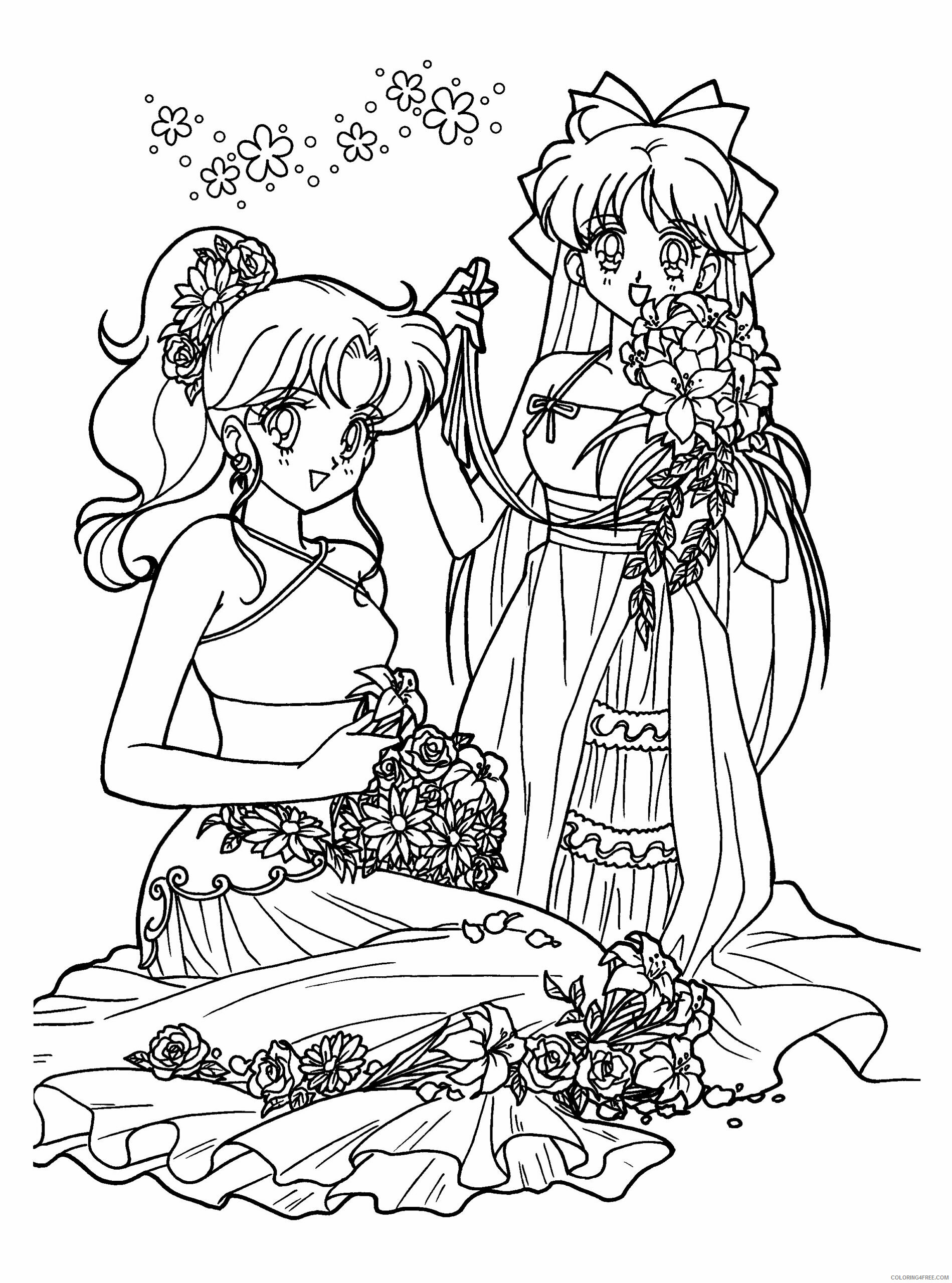 Sailor Moon Printable Coloring Pages Anime sailormoon x9YQx 2021 0999 Coloring4free