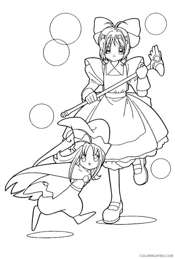 Sakura Printable Coloring Pages Anime How to Draw Cardcaptor Sakura 2021 07 Coloring4free