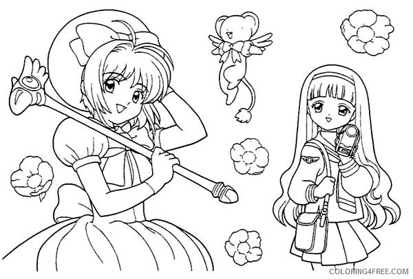 Sakura Printable Coloring Pages Anime Kids Drawing of Cardcaptor Sakura 2021 09 Coloring4free