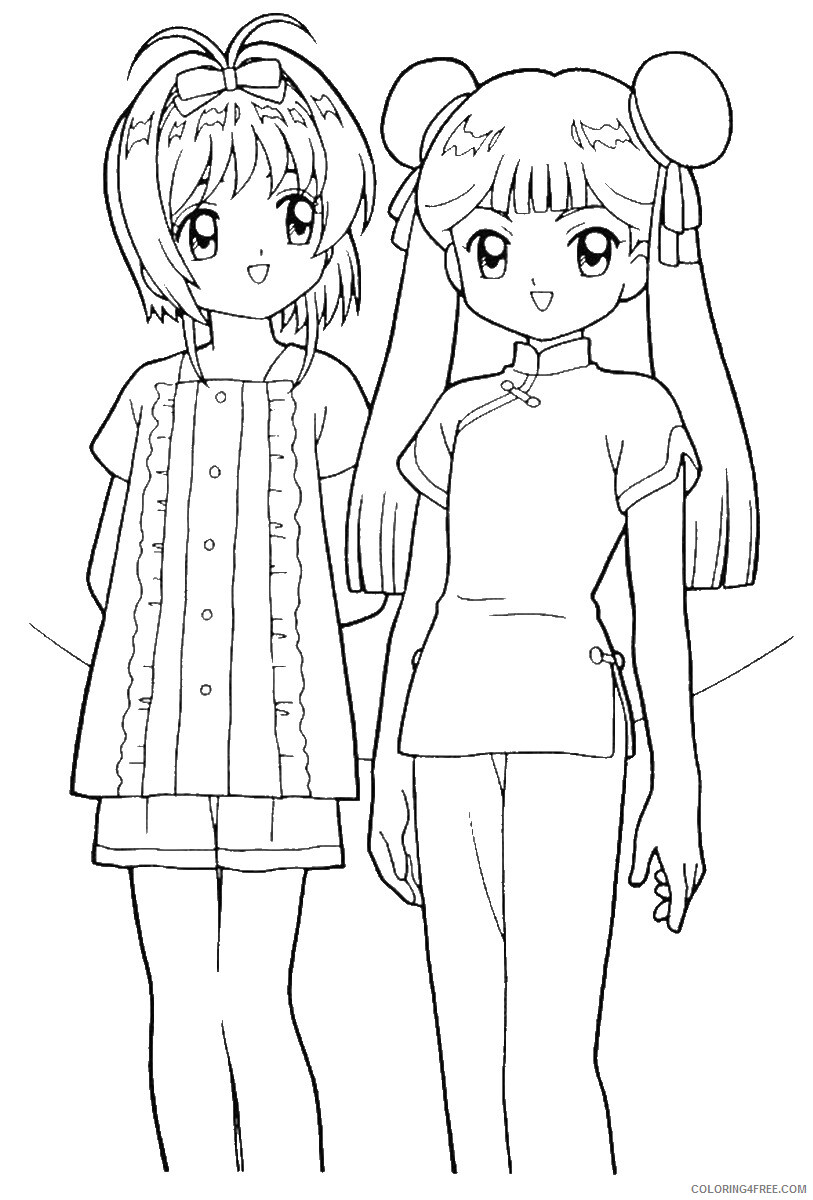 Sakura Printable Coloring Pages Anime sakura_cl_25 2021 21 Coloring4free