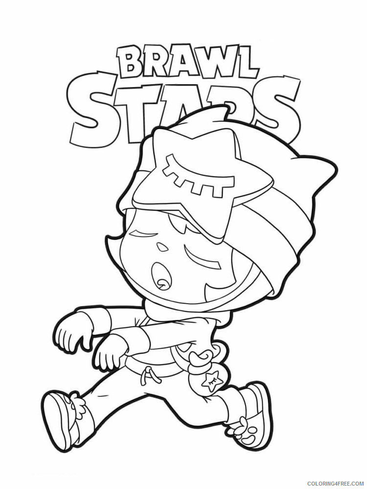Sandy Coloring Pages Games sandy brawl stars 6 Printable 2021 185 Coloring4free