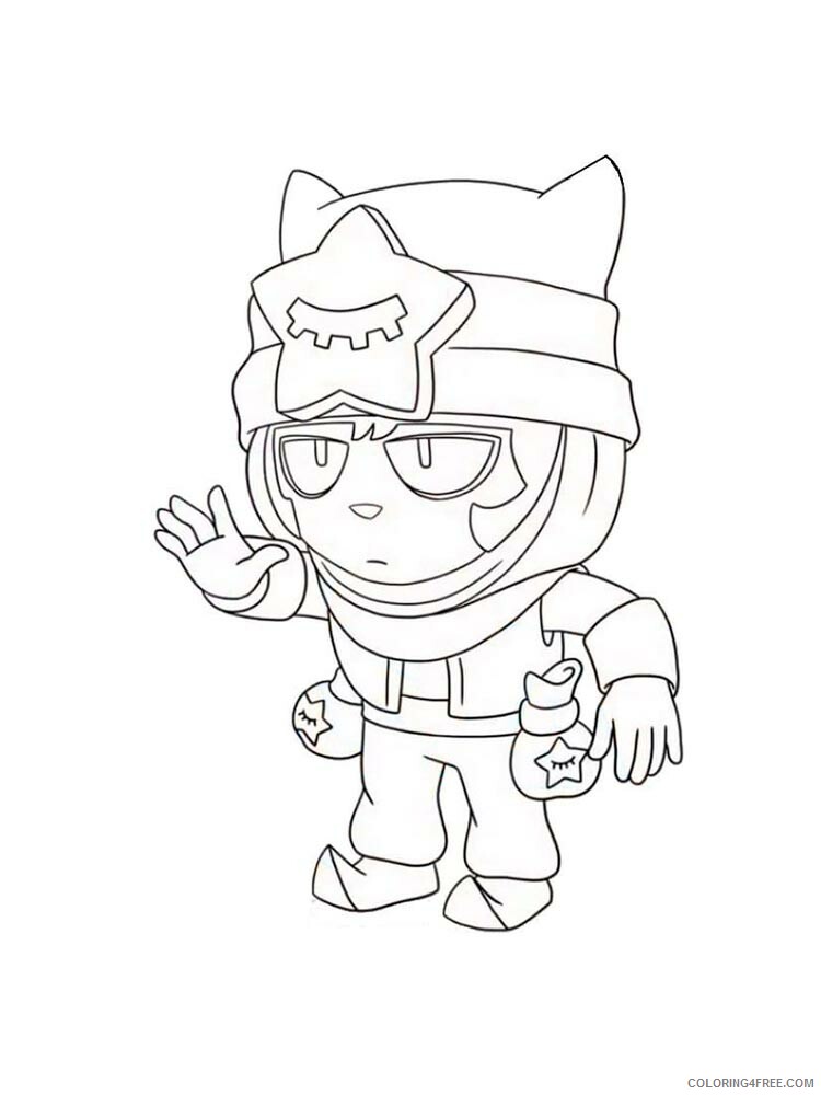 Sandy Coloring Pages Games sandy brawl stars qwwqe Printable 2021 186 Coloring4free