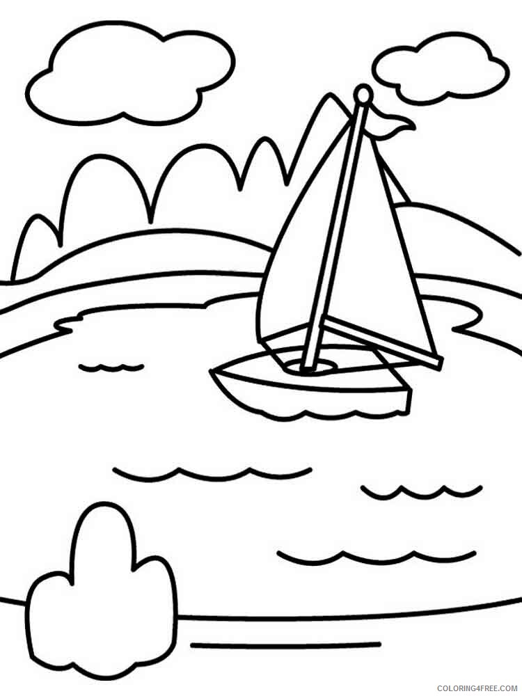 Sea Coloring Pages Nature sea 12 Printable 2021 496 Coloring4free