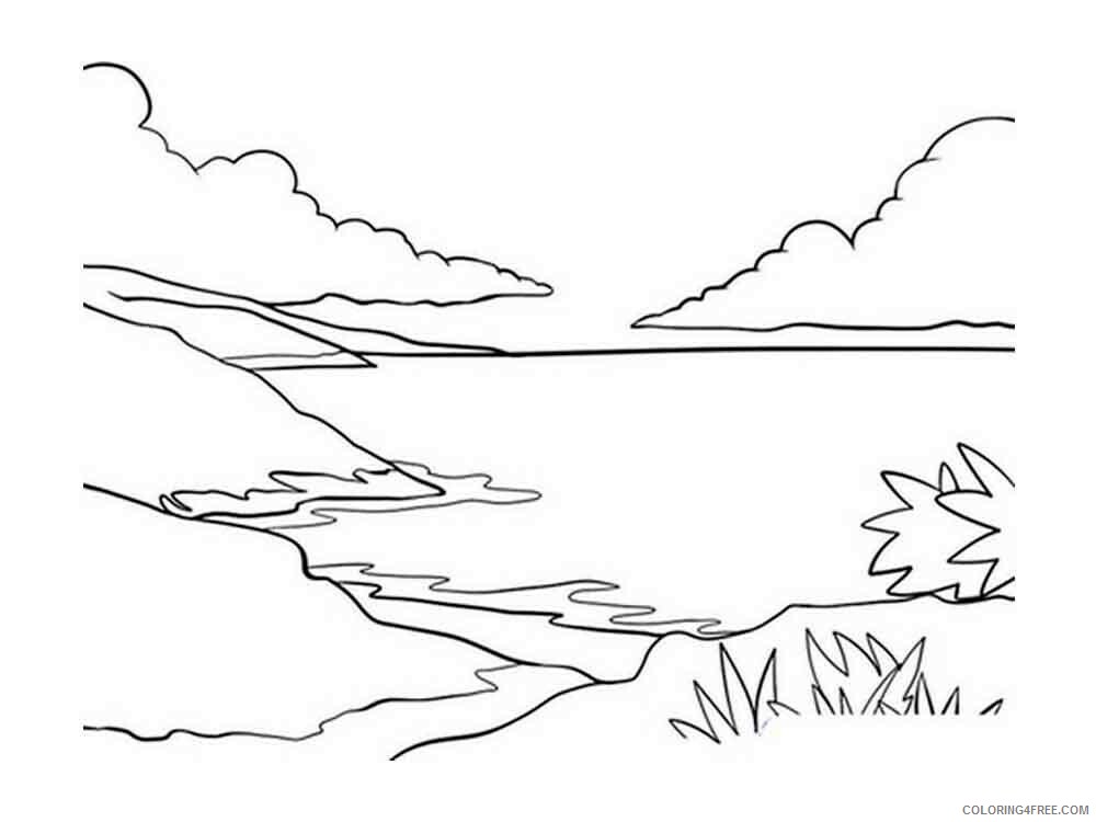 Sea Coloring Pages Nature sea 8 Printable 2021 499 Coloring4free