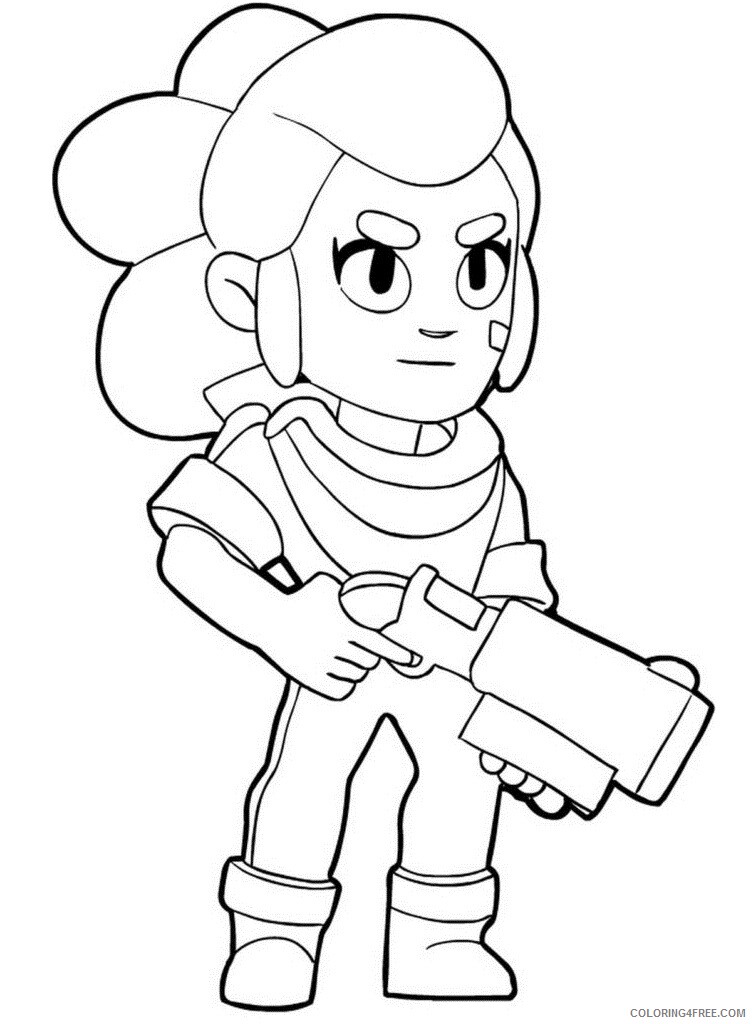 Shelly Coloring Pages Games 1591753088_brawl stars shelly Printable 2021 187 Coloring4free