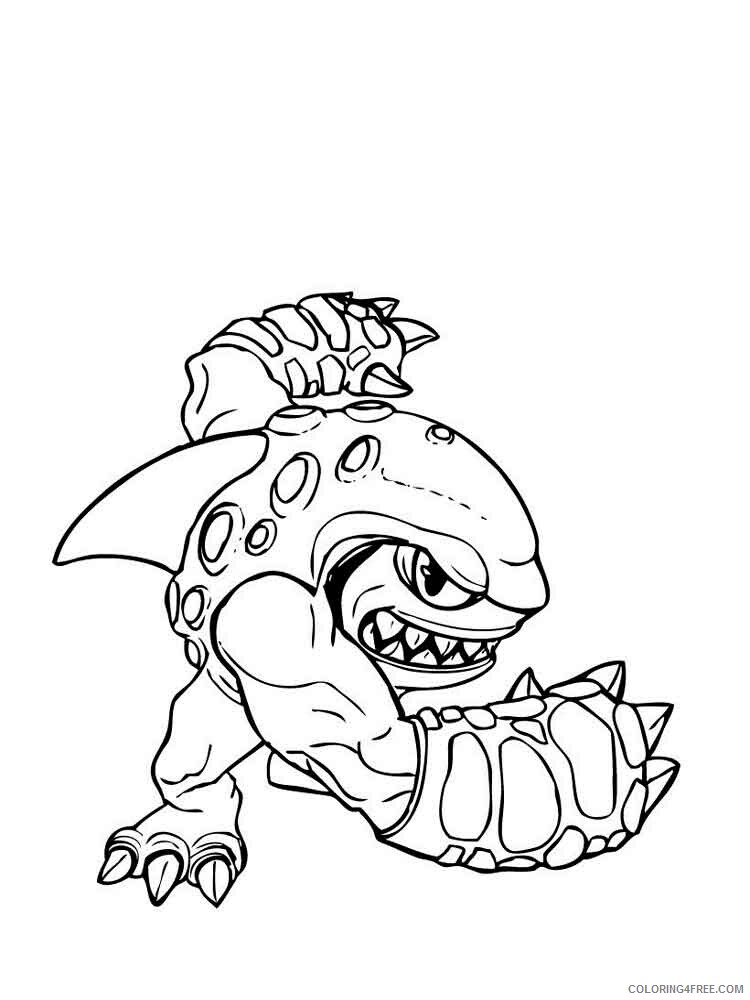 Skylanders Giants Coloring Pages Games skylanders giant 13 Printable 2021 0999 Coloring4free