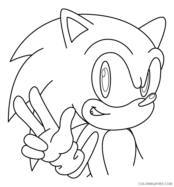 Sonic Coloring Pages Games Free Sonic Printable 2021 1064 Coloring4free