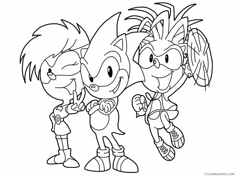 Sonic Coloring Pages Games Free Sonic Printable 2021 1066 Coloring4free