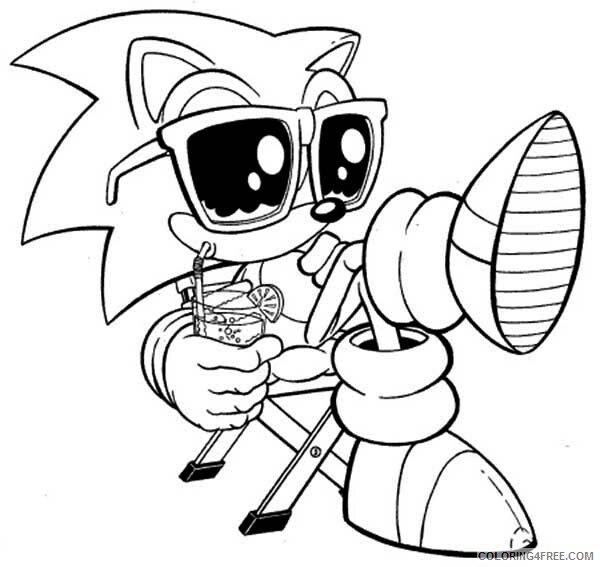 Sonic Coloring Pages Games Free Sonic the Hedgehog Printable 2021 1070 Coloring4free