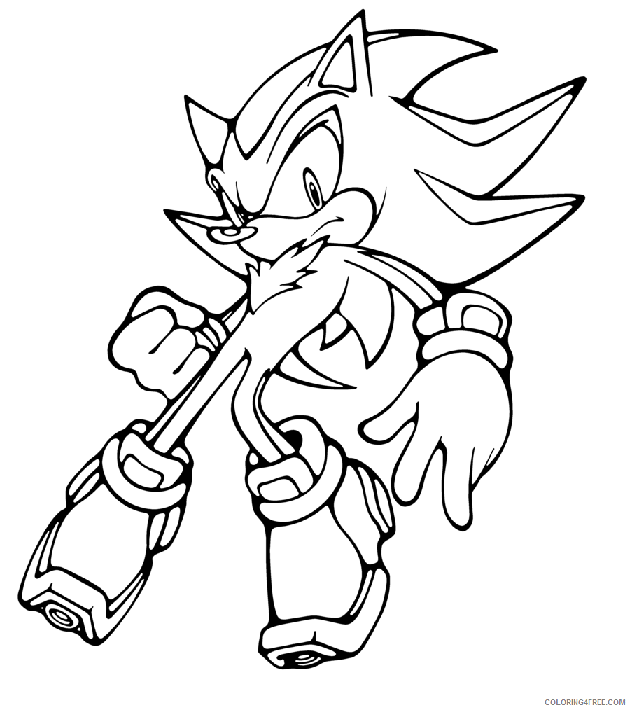 Sonic Coloring Pages Games Free Sonic to Print Printable 2021 1068 Coloring4free