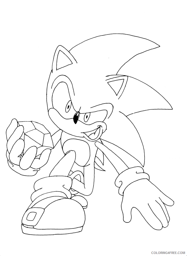 Sonic Coloring Pages Games Print Sonic Printable 2021 1075 Coloring4free