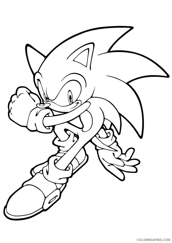Sonic Coloring Pages Games Printable 2021 1045 Coloring4free