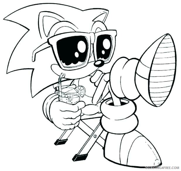 Sonic Coloring Pages Games Printable 2021 1047 Coloring4free