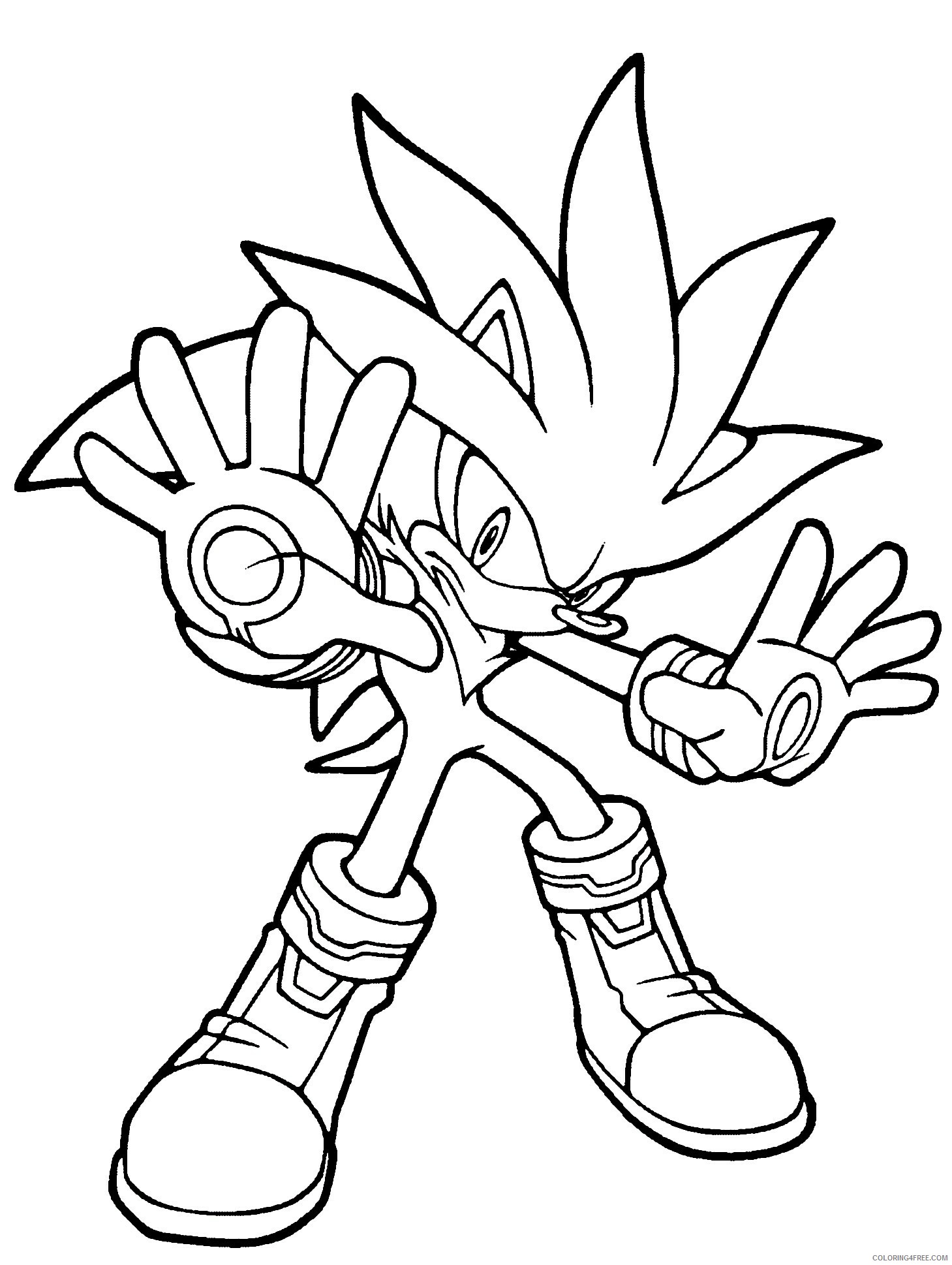 Sonic Coloring Pages Games Printable Sonic Printable 2021 1073 Coloring4free