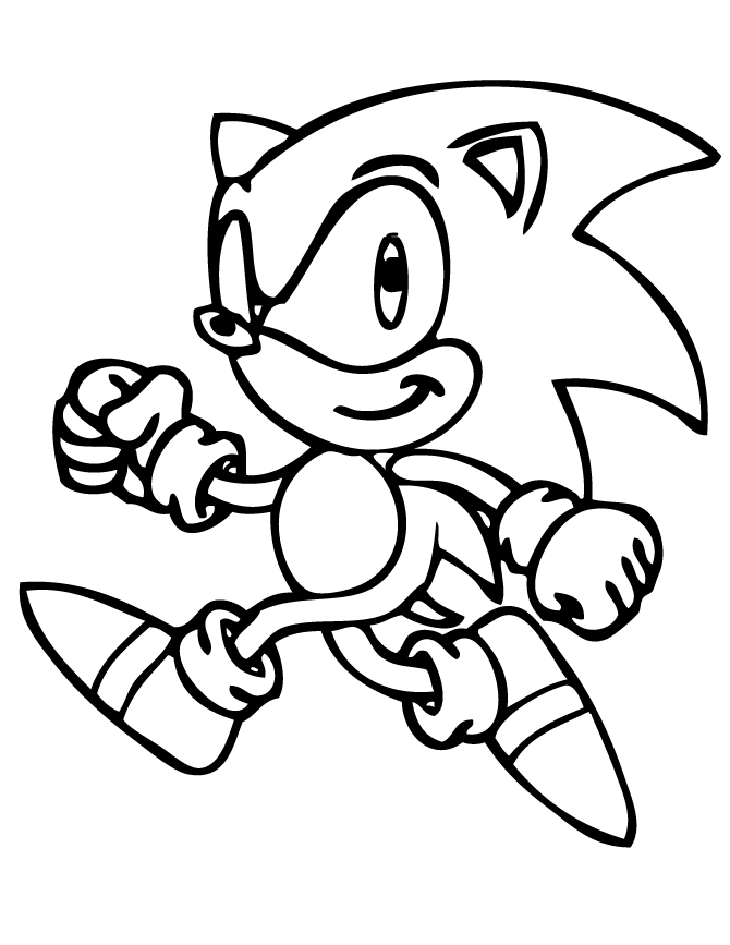 Sonic Coloring Pages Games Sonic Cute Printable 2021 1115 Coloring4free