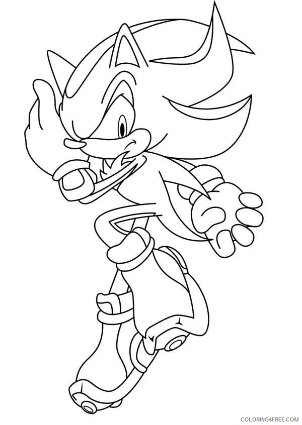 Sonic Coloring Pages Games Sonic Free Printable 2021 1106 Coloring4free