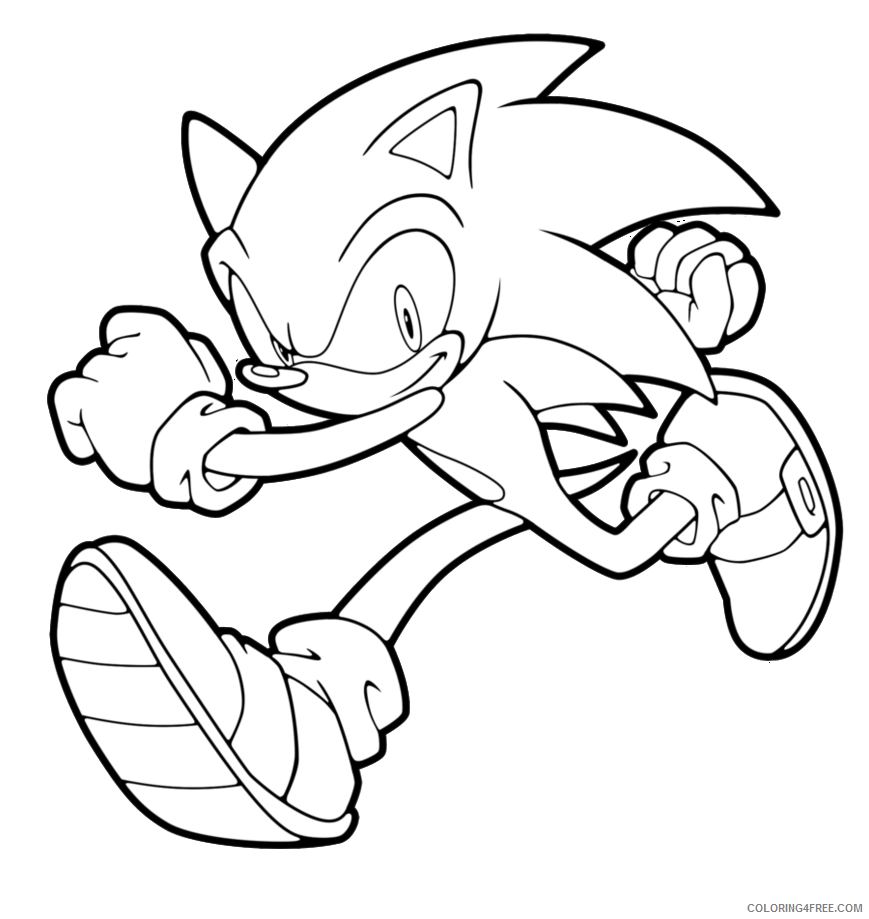 Sonic Coloring Pages Games Sonic Printable 2021 1110 Coloring4free