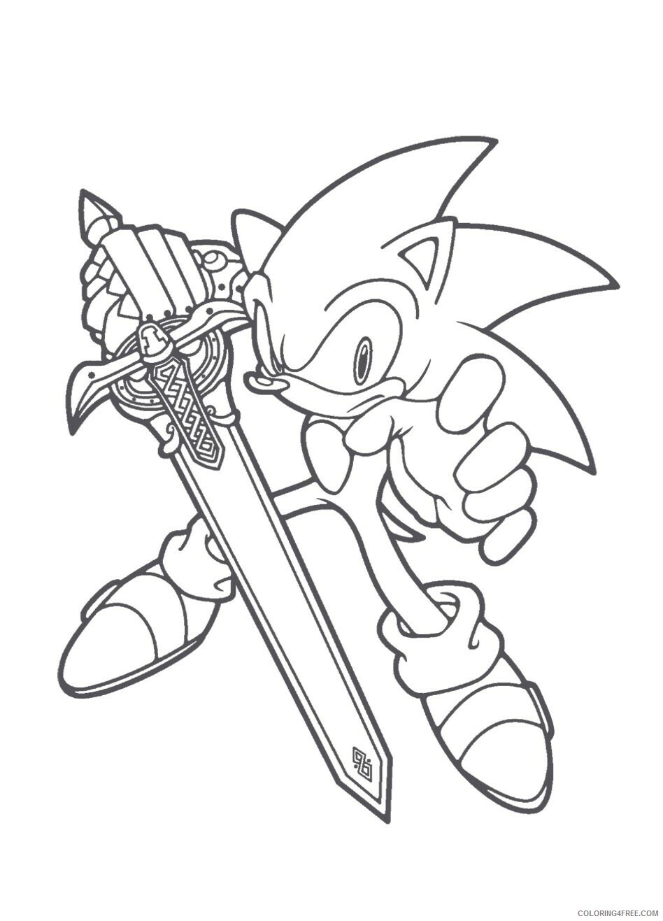 Sonic Coloring Pages Games Sonic the Hedgehog Printable 2021 1127 Coloring4free