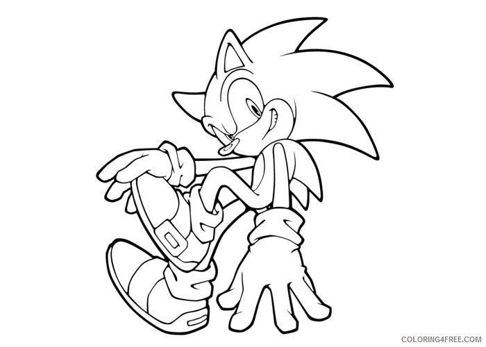 Sonic Coloring Pages Games Super Sonic Printable 2021 1133 Coloring4free
