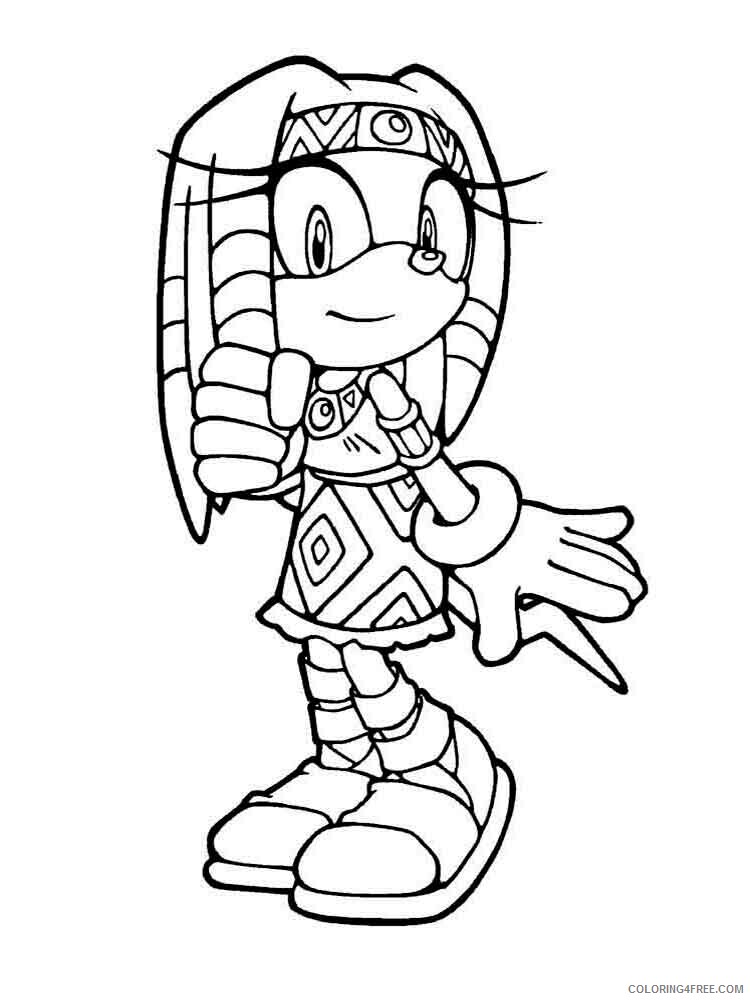 Sonic Coloring Pages Games sonic 19 Printable 2021 1097 Coloring4free