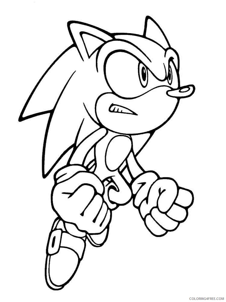 Sonic Coloring Pages Games sonic 7 Printable 2021 1103 Coloring4free