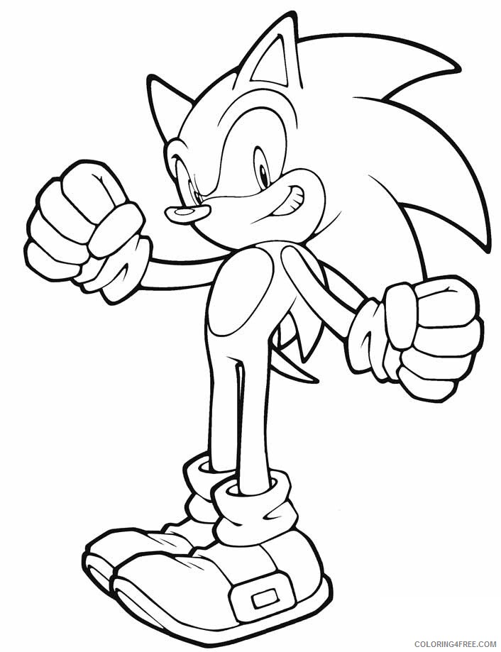 Sonic Coloring Pages Games sonic Printable 2021 1049 Coloring4free ...