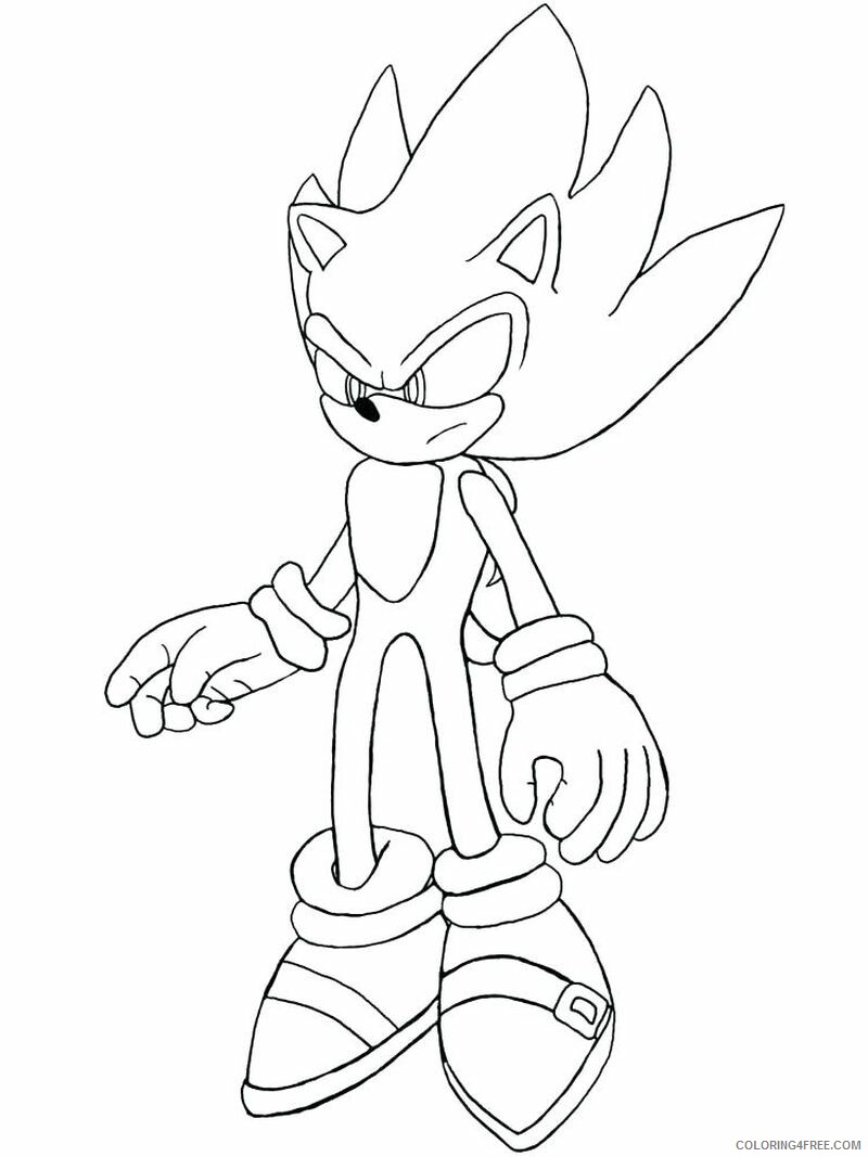 Sonic Coloring Pages Games sonic the hedgehog characters Printable 2021 1057 Coloring4free