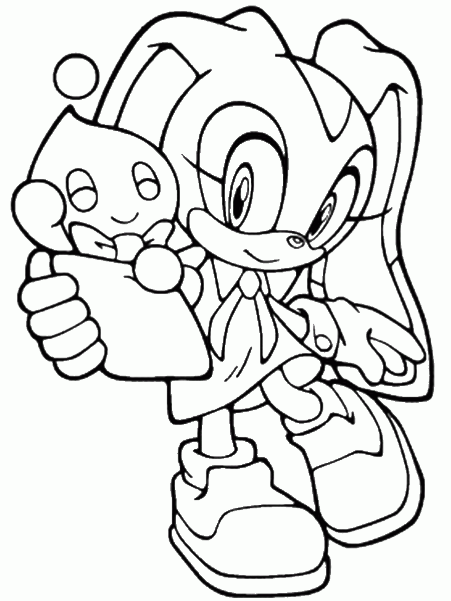 Sonic Coloring Pages Games sonic_cl04 Printable 2021 1077 Coloring4free