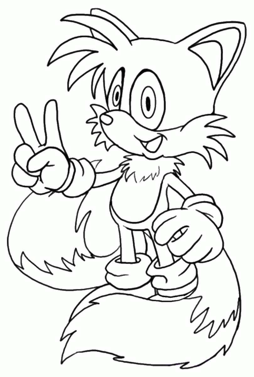 Sonic Coloring Pages Games sonic_cl06 Printable 2021 1078 Coloring4free