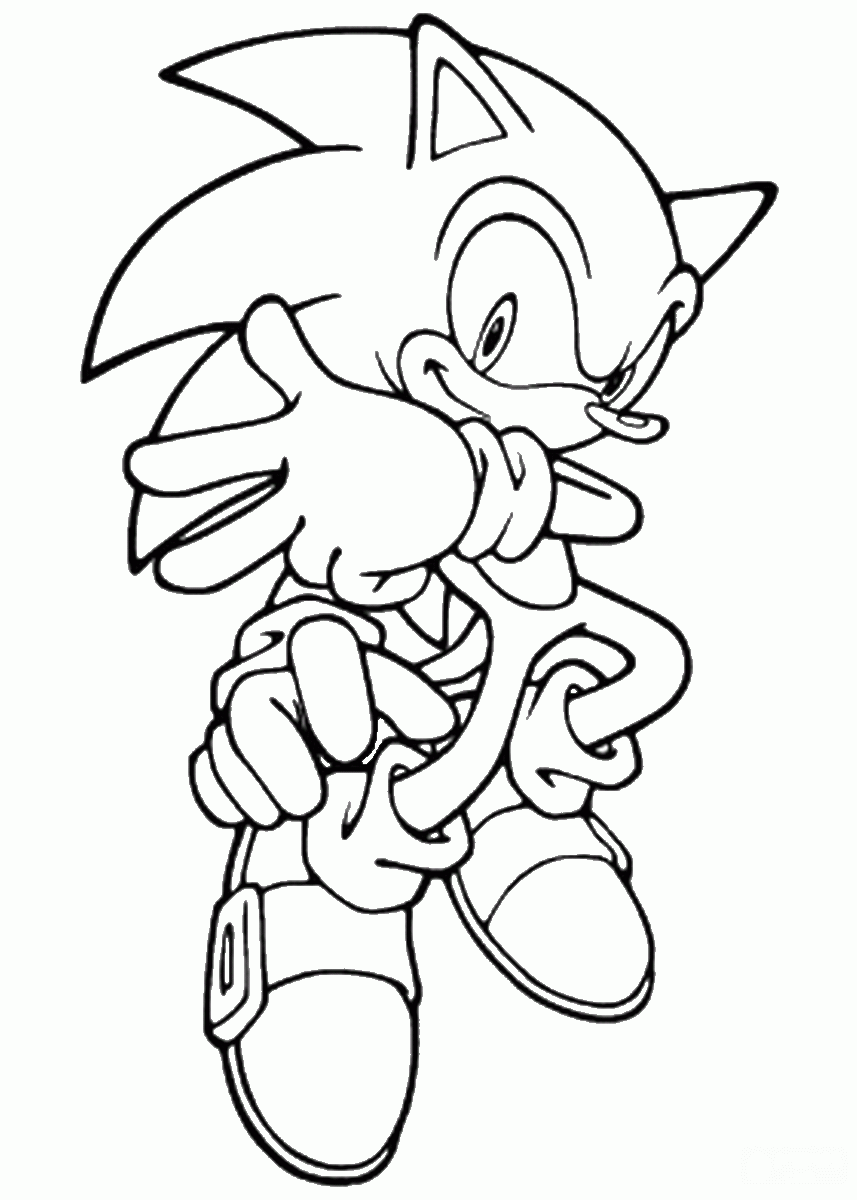Sonic Coloring Pages Games sonic_cl10 Printable 2021 1080 Coloring4free