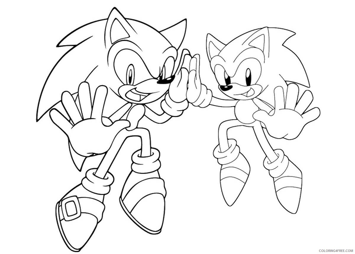 Sonic Coloring Pages Games sonic_cl17 Printable 2021 1081 Coloring4free