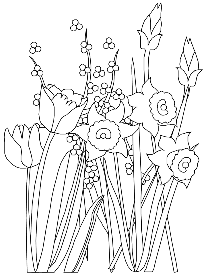 Spring Coloring Pages Nature 17 Printable 2021 543 Coloring4free
