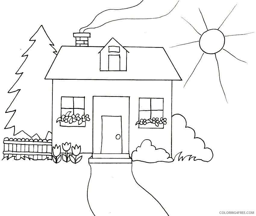 Spring Coloring Pages Nature 2 Printable 2021 544 Coloring4free