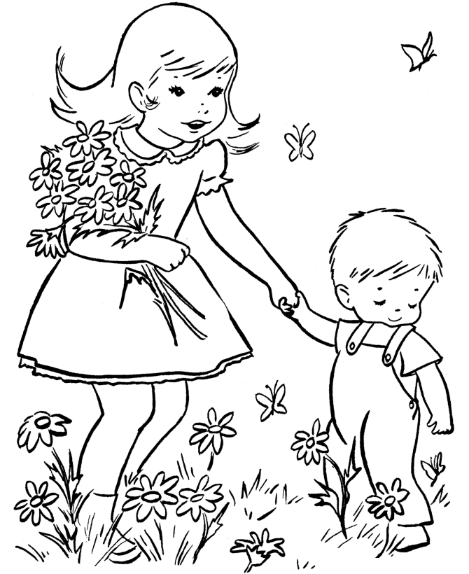 Spring Coloring Pages Nature Spring Printable 2021 601 Coloring4free