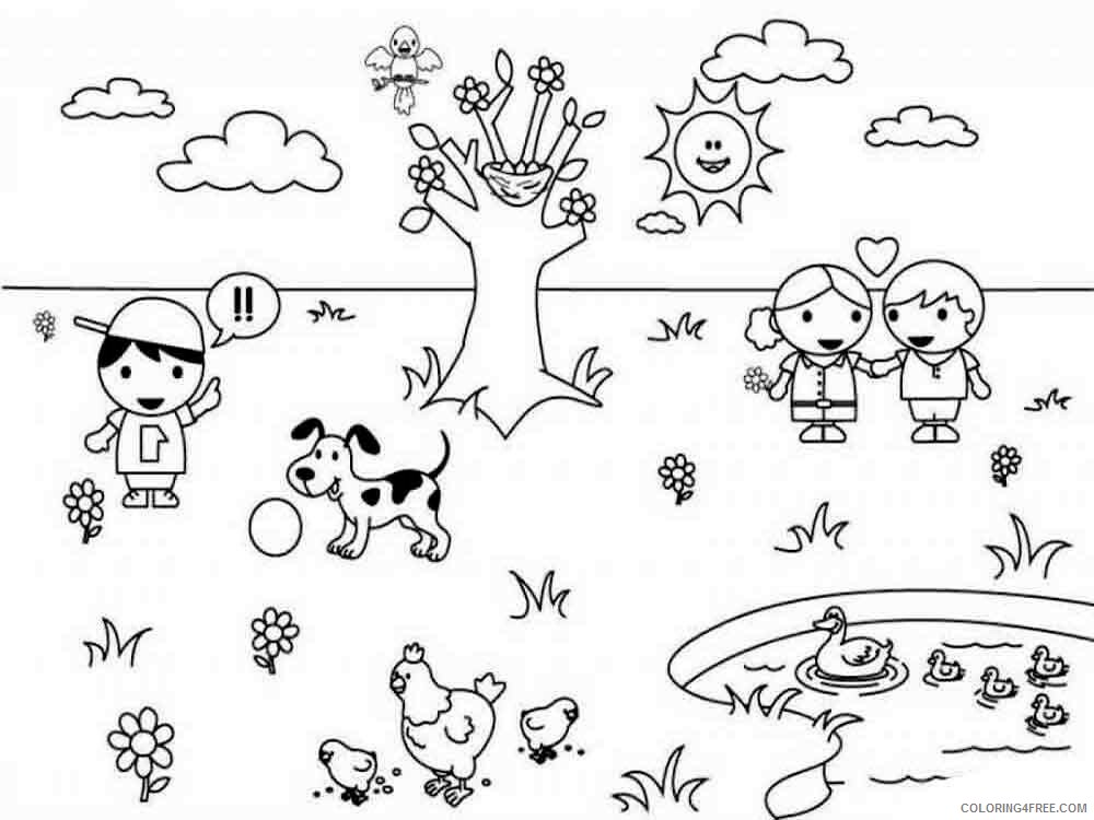 Spring Coloring Pages Nature spring 11 Printable 2021 578 Coloring4free