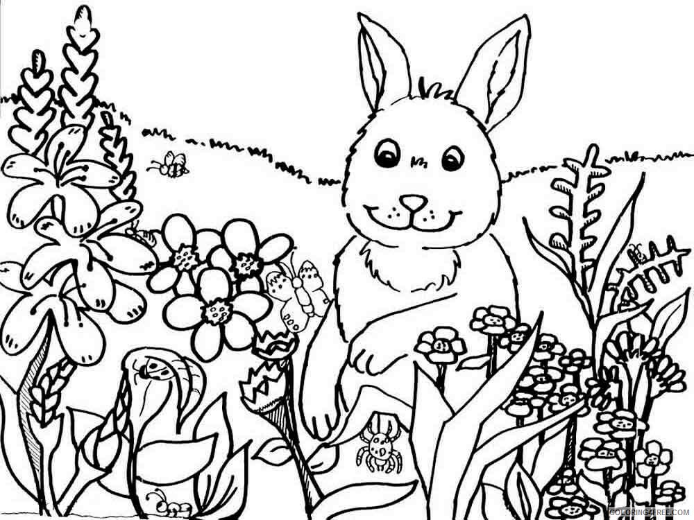 Spring Coloring Pages Nature spring 13 Printable 2021 580 Coloring4free