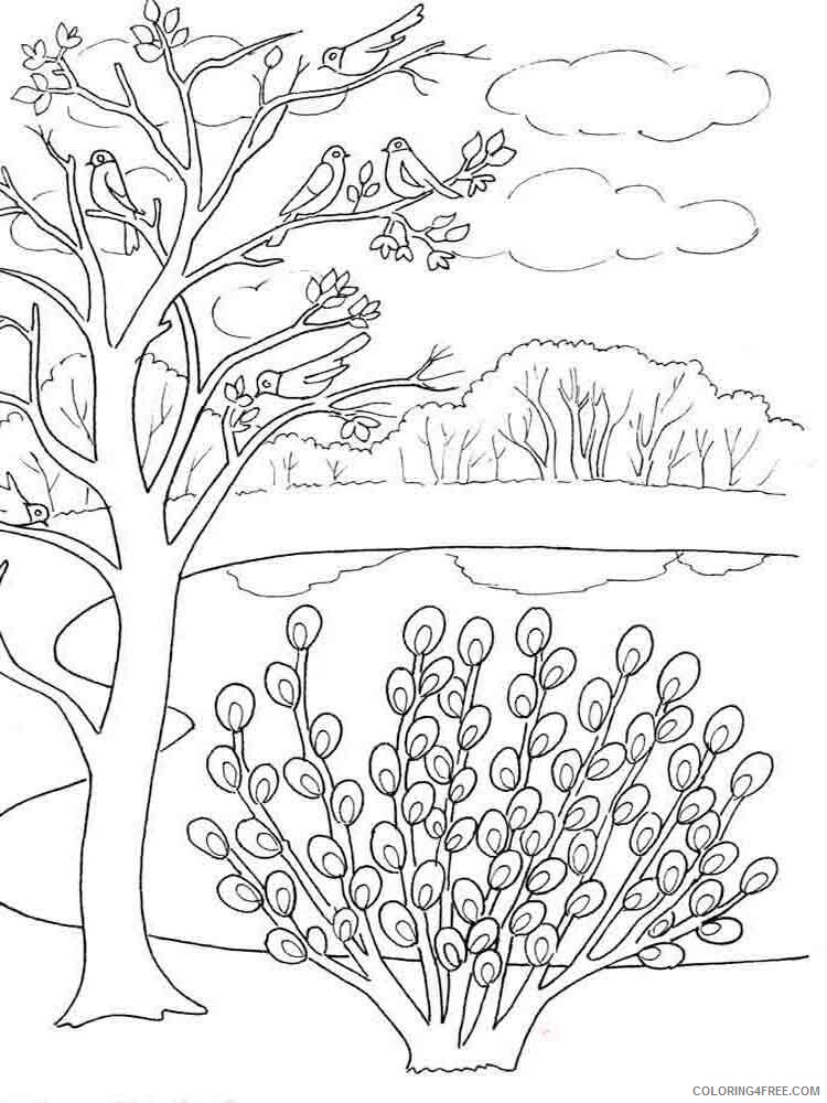 Spring Coloring Pages Nature spring 14 Printable 2021 581 Coloring4free