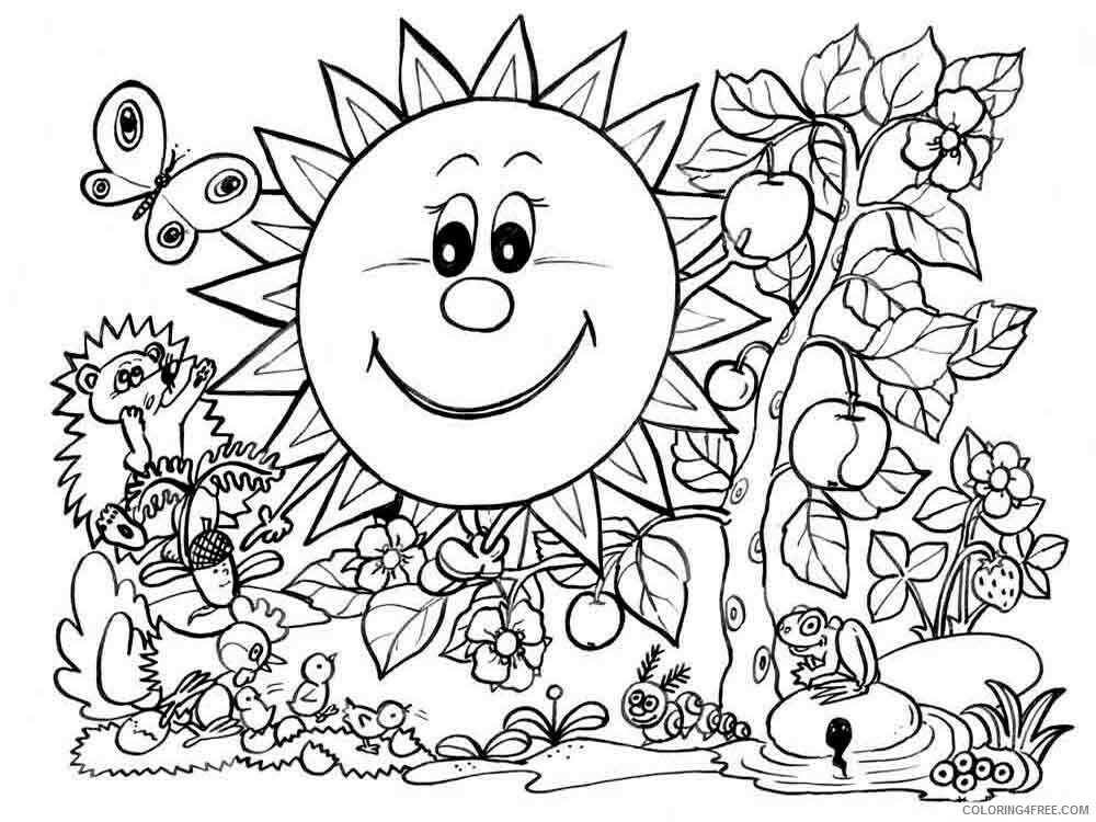 Spring Coloring Pages Nature spring 18 Printable 2021 585 Coloring4free
