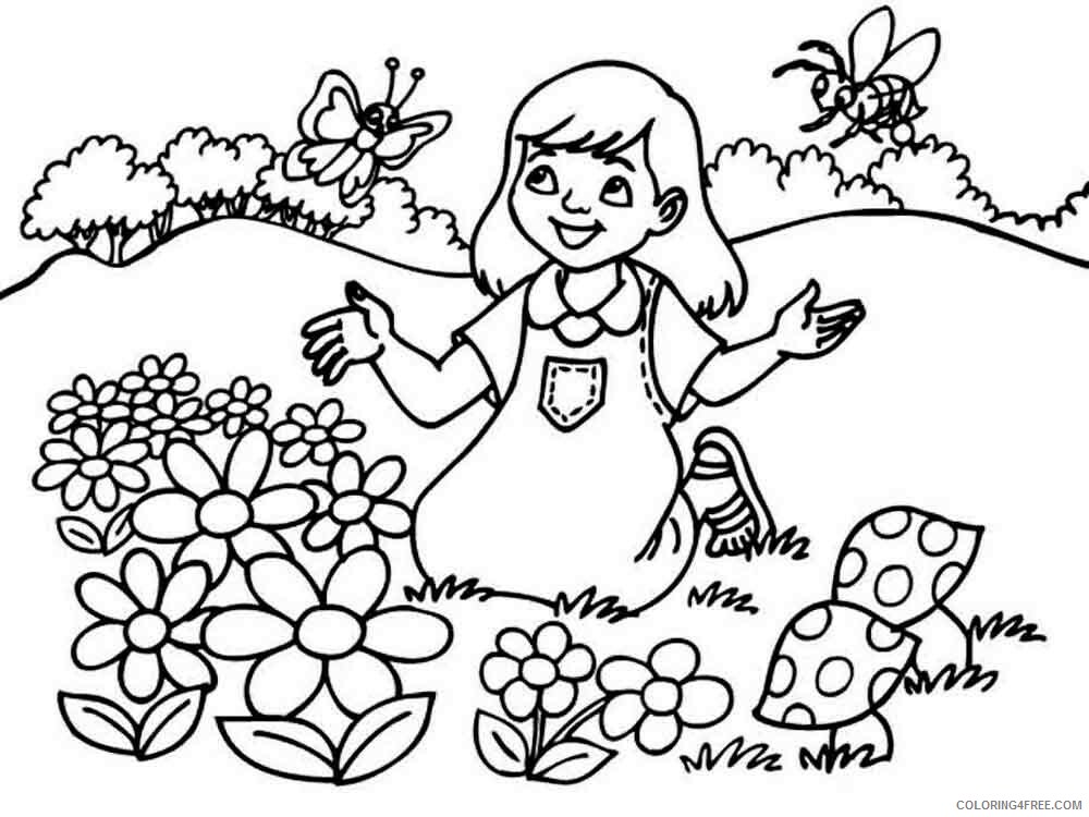 Spring Coloring Pages Nature spring 9 Printable 2021 594 Coloring4free