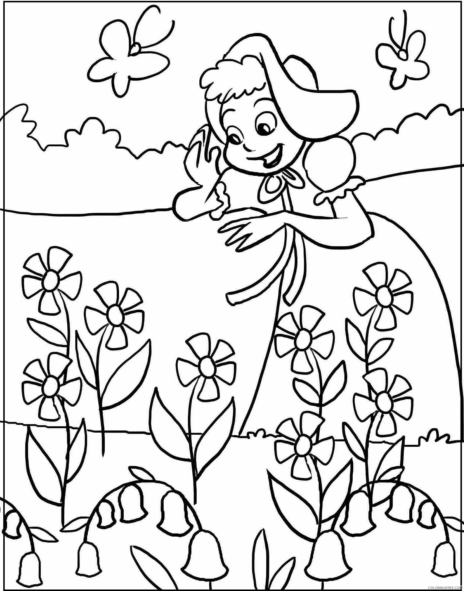 Spring Flowers Coloring Pages Flowers Nature Spring Flowers Printable 2021 481 Coloring4free