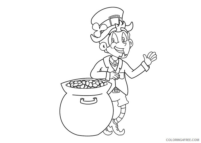 St Patricks Day Coloring Pages Holiday St Patricks Printable 2021 0885 Coloring4free