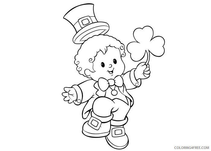St Patricks Day Coloring Pages Holiday St Patricks day for kids1 Printable 2021 0893 Coloring4free