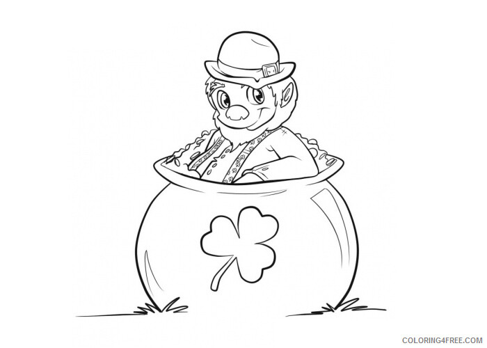 St Patricks Day Coloring Pages Holiday St Patricks day1 Printable 2021 0888 Coloring4free