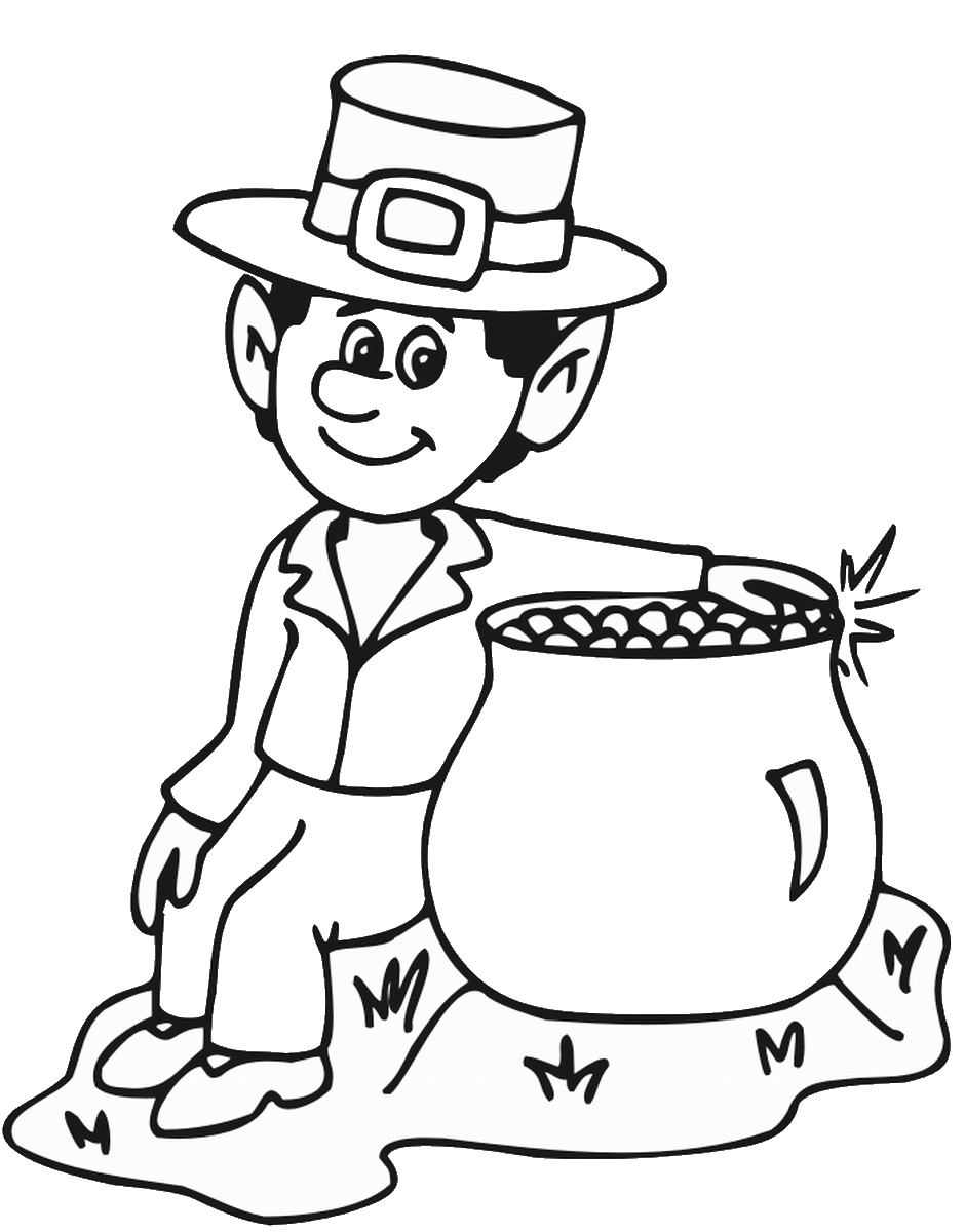 St Patricks Day Coloring Pages Holiday st_patrick_coloring6 Printable 2021 0884 Coloring4free