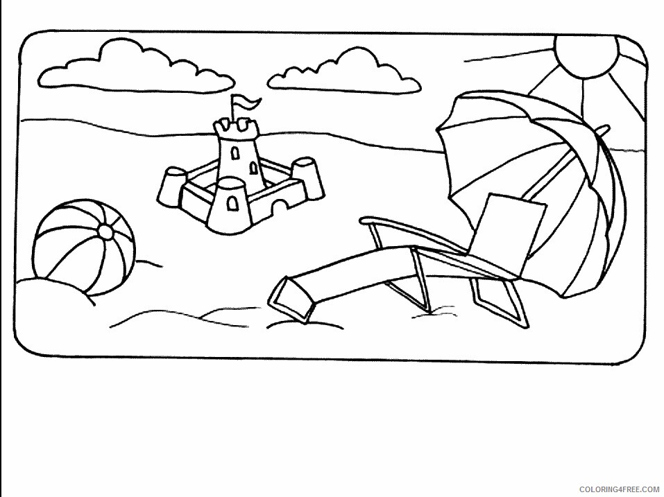 Summer Coloring Pages Nature 1 Printable 2021 622 Coloring4free