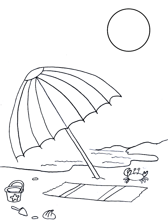 Summer Coloring Pages Nature 3 Printable 2021 625 Coloring4free