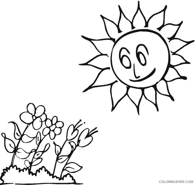 Summer Coloring Pages Nature Free Summer Printable 2021 635 Coloring4free